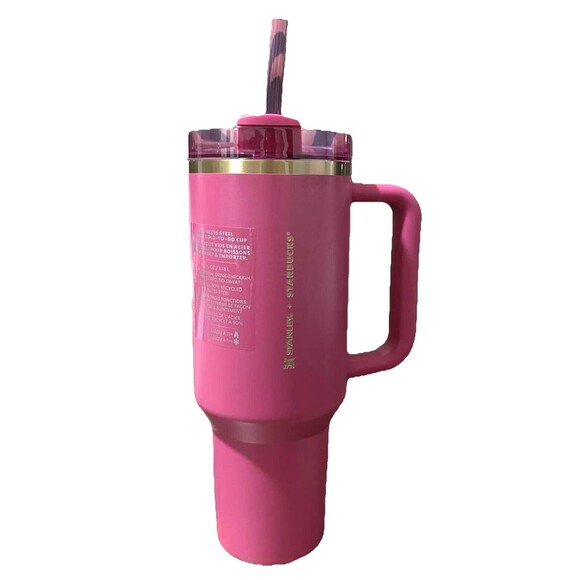 Stanley x Starbucks Exclusive Flowstate Quencher 40oz Tumbler Holiday Edition - Picture 2 of 8